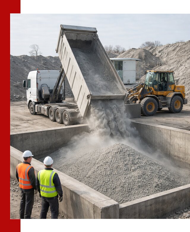 Доставка цемента навалом в Кандалакше крупными партиями