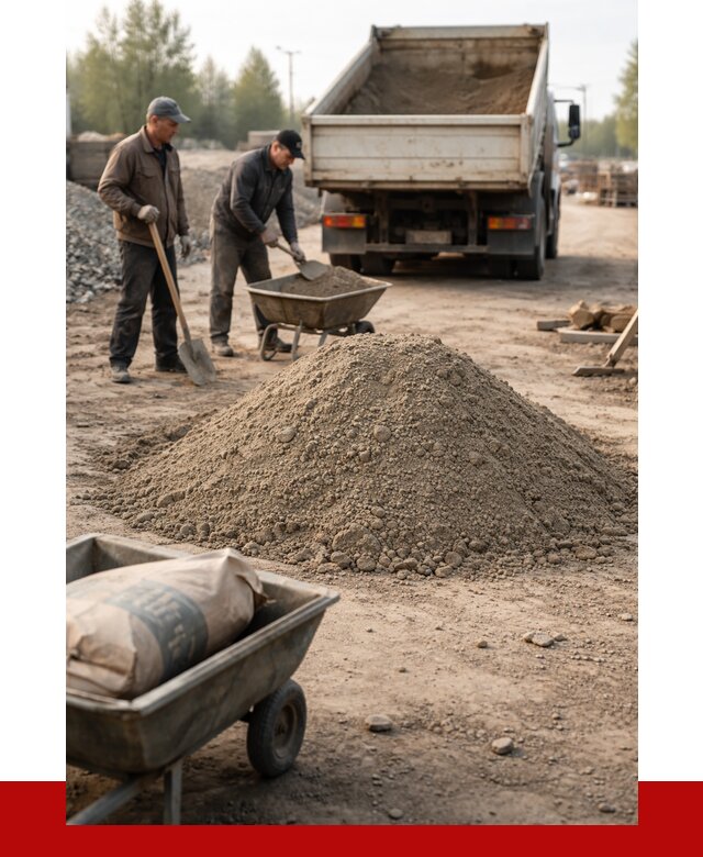 Цементно-песчаная смесь М150 в Кандалакше от 4748 р. | ПРОНЕРУДКнд