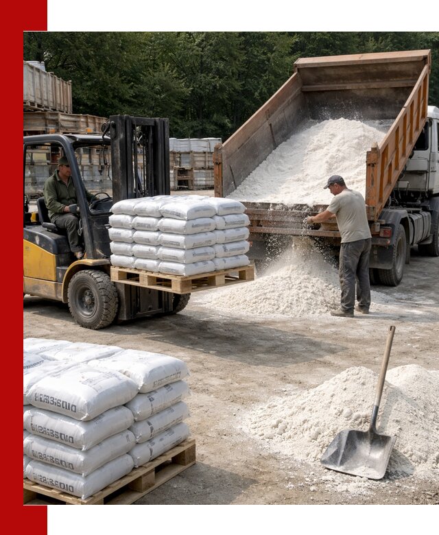 Доставка строительной извести оптом и в розницу в Кандалакше