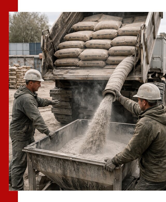 Доставка цемента М400 в Кандалакше оптом и в розницу