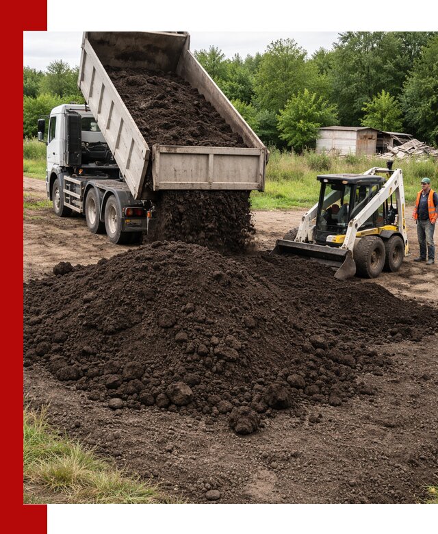 Поставка плодородной земли с доставкой самосвалом в Кандалакше