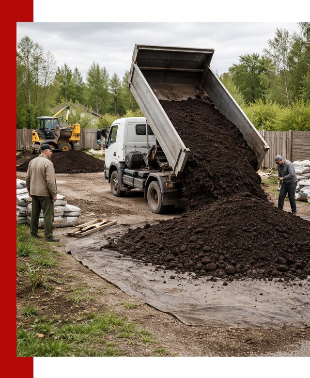 Доставка качественного почвогрунта в Кандалакше оптом и в розницу