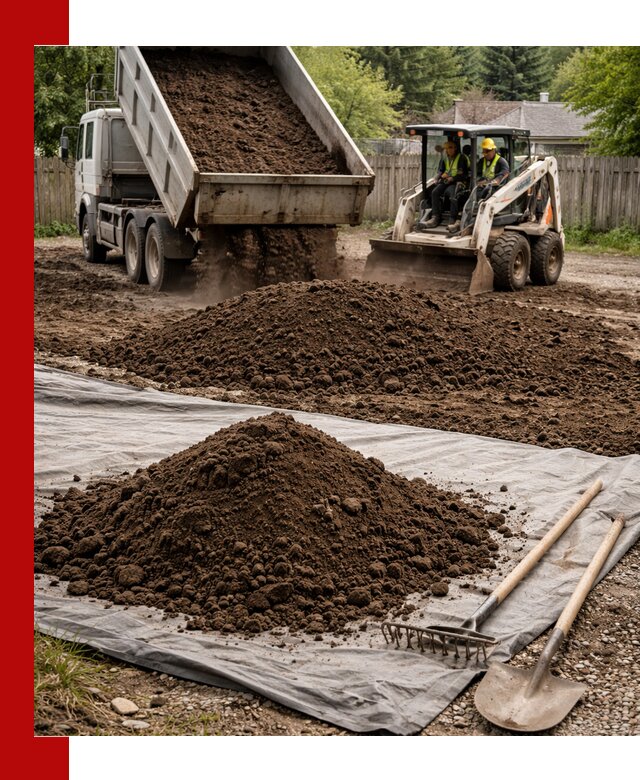 Грунт для отсыпки участка с доставкой в Кандалакше