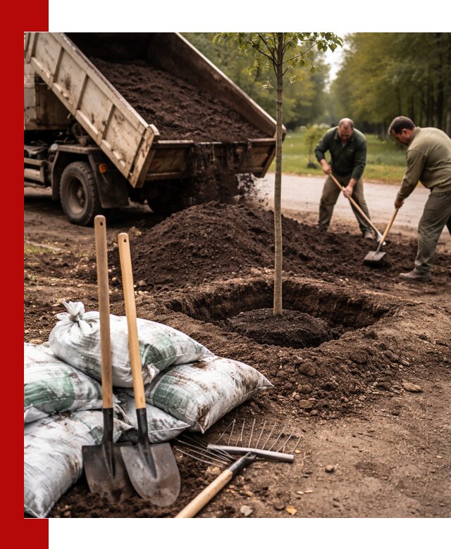 Грунт для посадки деревьев в Кандалакше — доставка и подготовка почвы