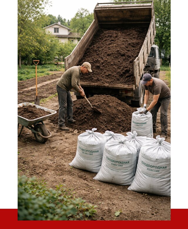 Плодородная смесь в Кандалакше от 4243 р./куб с доставкой | ПРОНЕРУДКнд