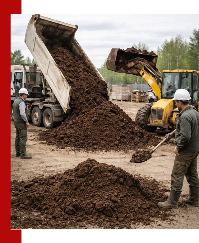 Доставка торфа оптом и в мешках в Кандалакше
