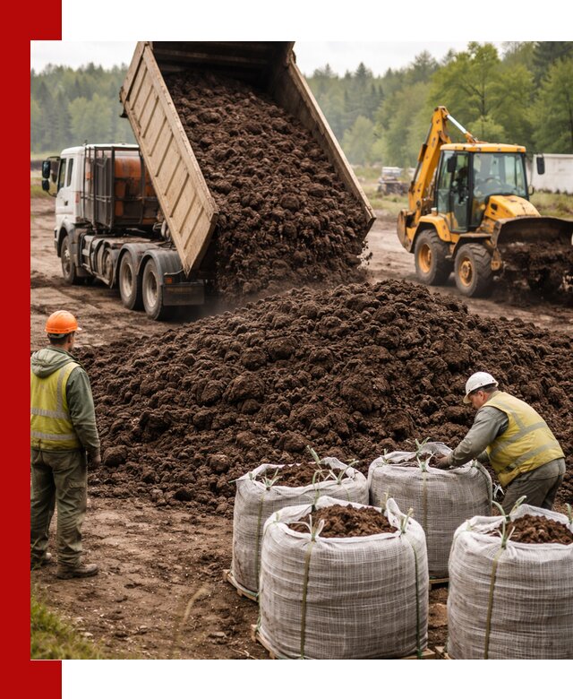Доставка нейтрального торфа в Кандалакше оптом и в розницу