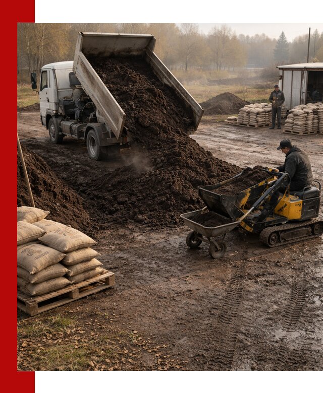 Кислый торф в доставке по выгодным ценам в Кандалакше