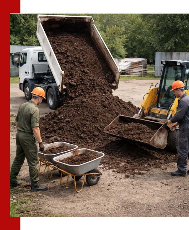 Доставка торфо-земляной смеси в Кандалакше для огорода и ландшафта
