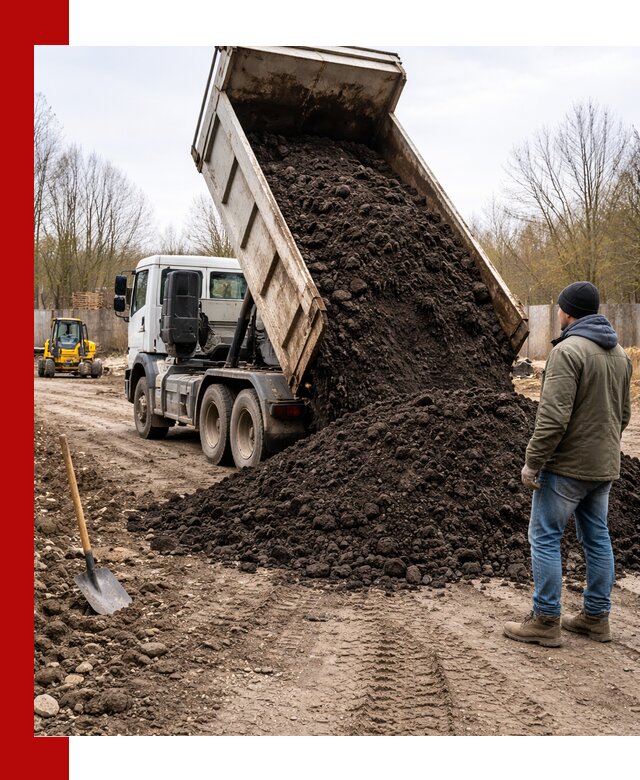Доставка чернозема навалом в Кандалакше быстро и выгодно