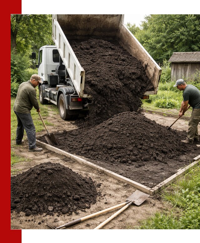 Купить чистый чернозем для огорода с доставкой в Кандалакше