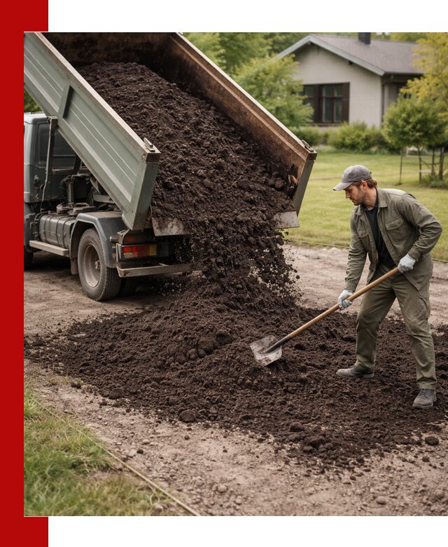 Чернозем для газона с доставкой в Кандалакше быстро и качественно