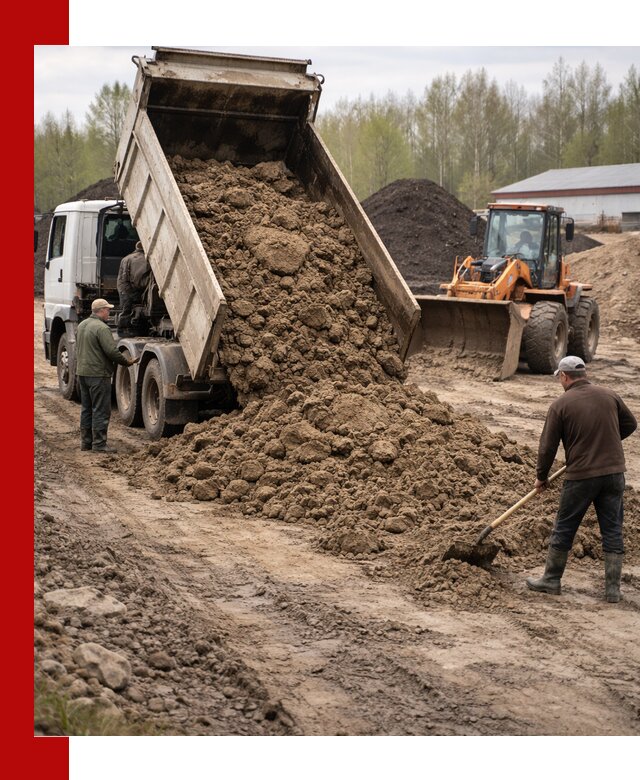 Доставка глин и суглинков в Кандалакше оптом и вкрай