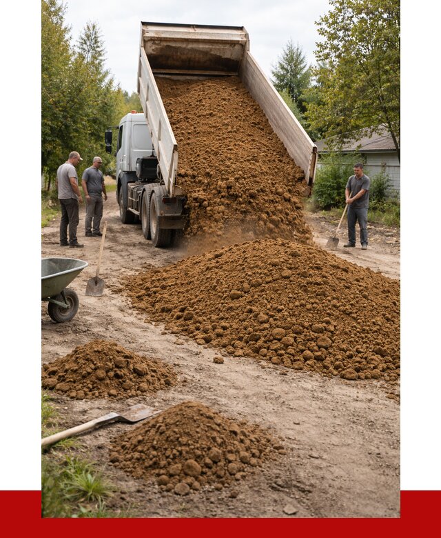 Купить суглинок с доставкой в Кандалакше от 2526 р. за куб | ПРОНЕРУДКнд