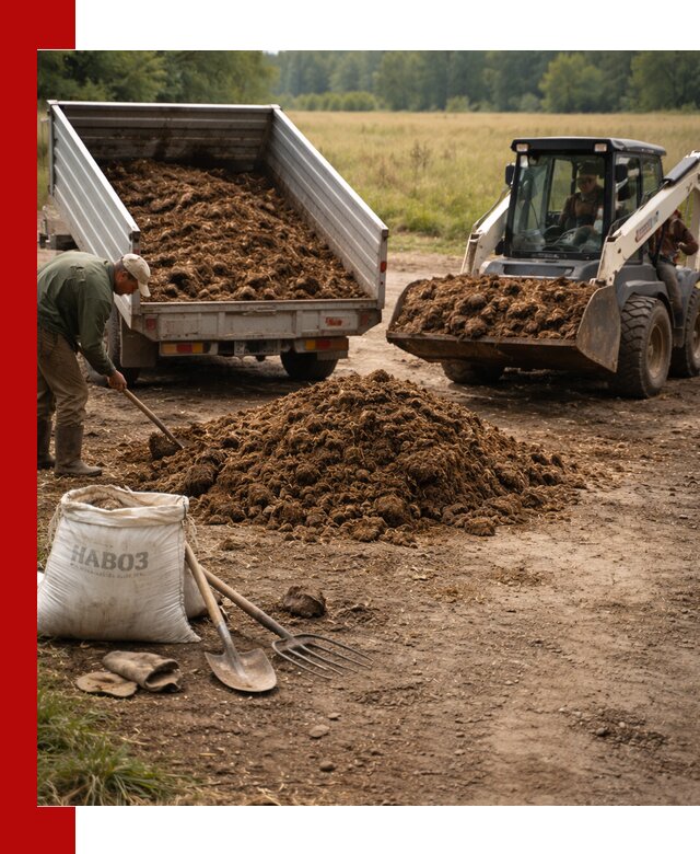 Доставка конского навоза в Кандалакше с разгрузкой и доставкой на объект