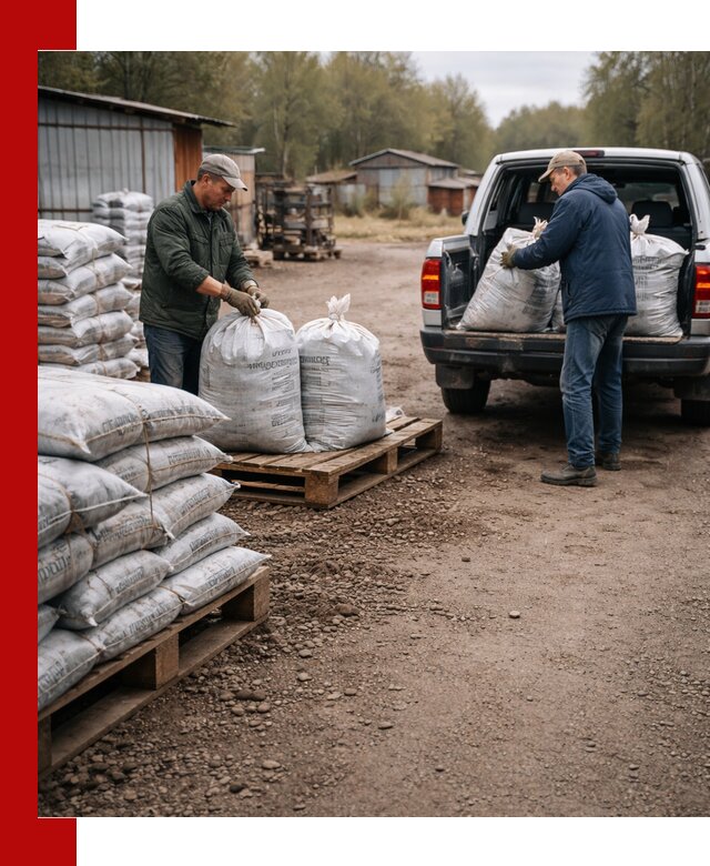 Купить конский навоз в мешках с доставкой в Кандалакше