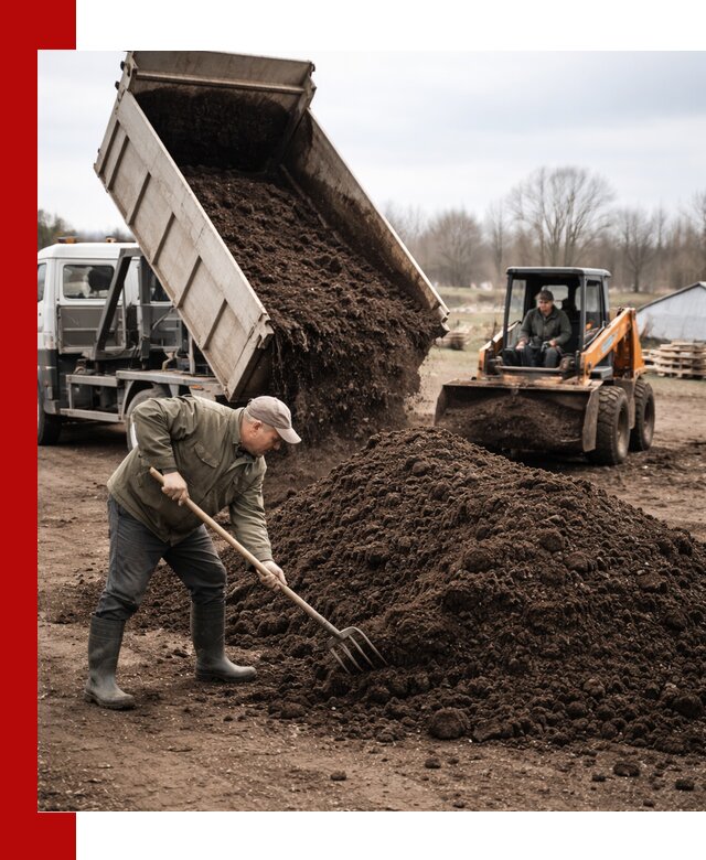 Доставка и продажа перегноя в Кандалакше быстро и дешево