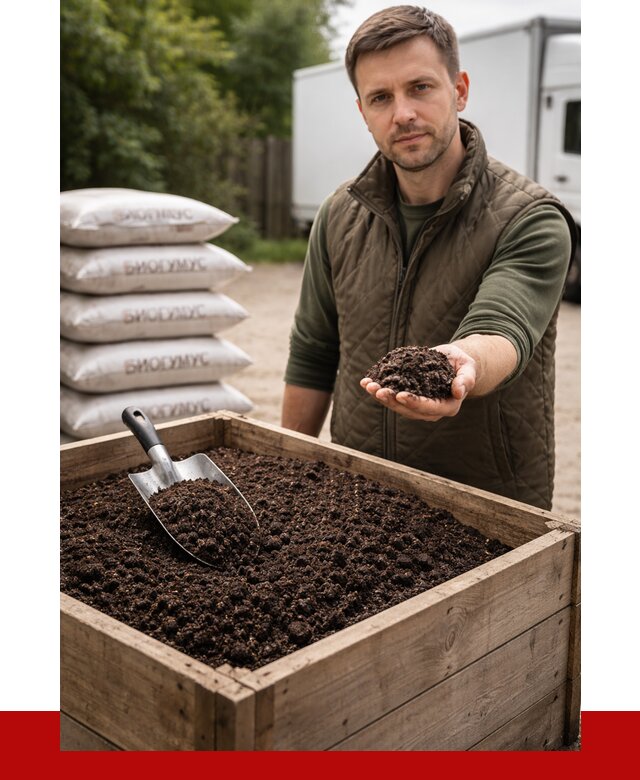 Купить биогумус в Кандалакше с доставкой от 8588 р. за куб | ПРОНЕРУДКнд