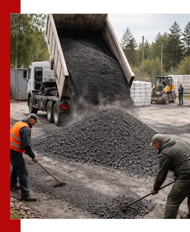 Доставка и продажа асфальтного гранулята в Кандалакше