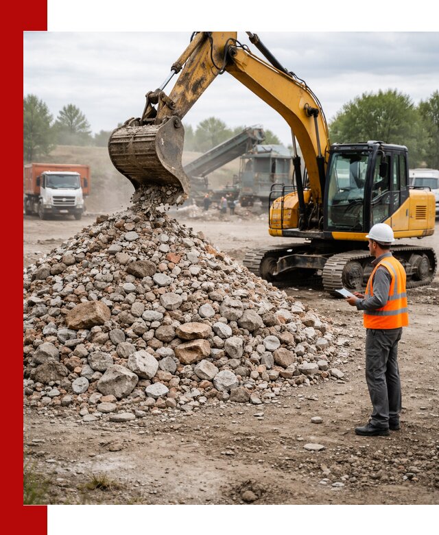 Доставка и вывоз строительного боя в Кандалакше