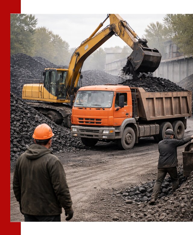 Доставка угля автотранспортом в Кандалакше быстро и выгодно