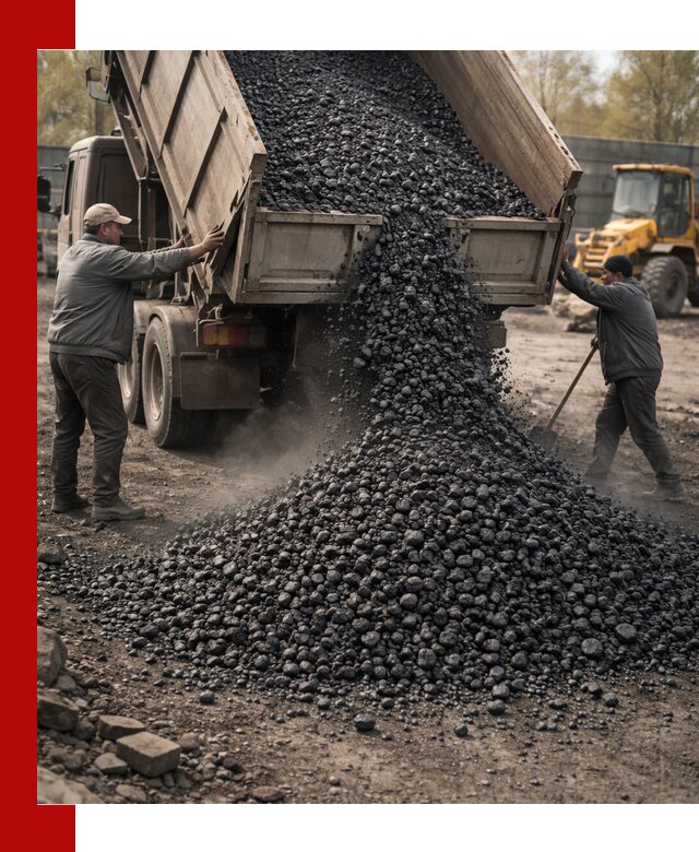 Доставка угля семечка самосвалами в Кандалакше