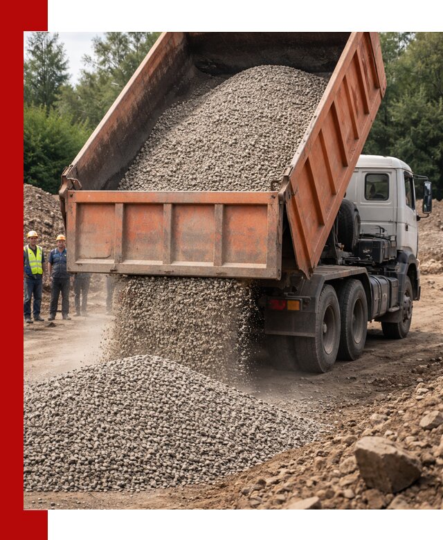 Доставка сыпучих материалов самосвалом в Кандалакше быстро и надежно