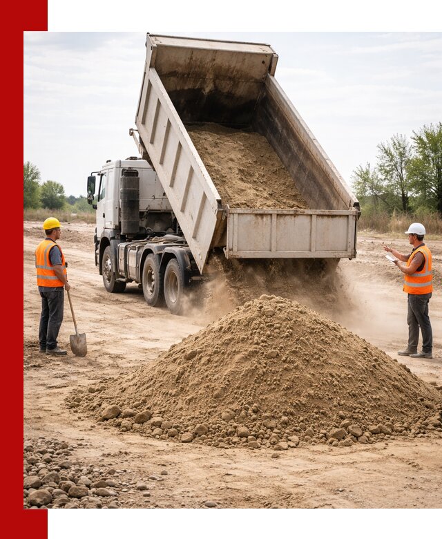 Доставка самосвалом 15 кубов в Кандалакше за город и по городу