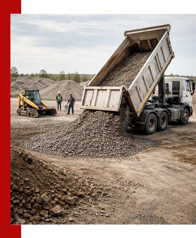 Доставка самосвалом 25 м³ в Кандалакше быстро и надежно