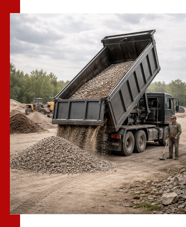 Доставка самосвалом 30 м3 по выгодным ценам в Кандалакше