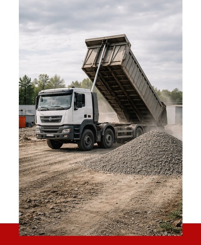 Доставка самосвалом 40 кубов в Кандалакше от 9093 р. | ПРОНЕРУДКнд