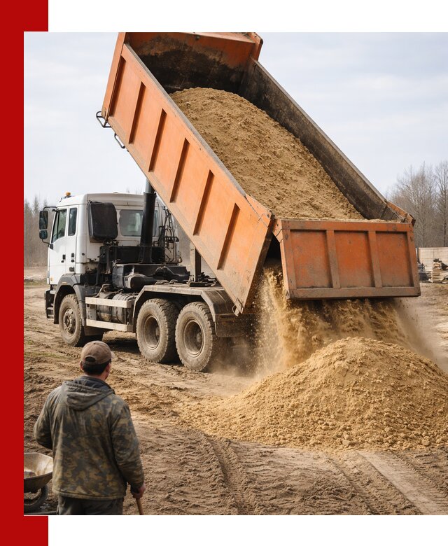 Аренда самосвала 20 тонн для перевозки грузов в Кандалакше