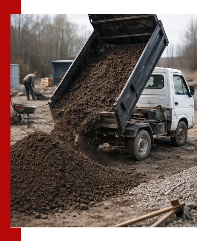 Аренда минисамосвала в Кандалакше для доставки сыпучих материалов