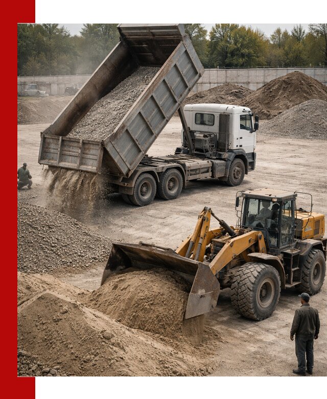 Перевозка сыпучих грузов самосвалами и бортовыми в Кандалакше