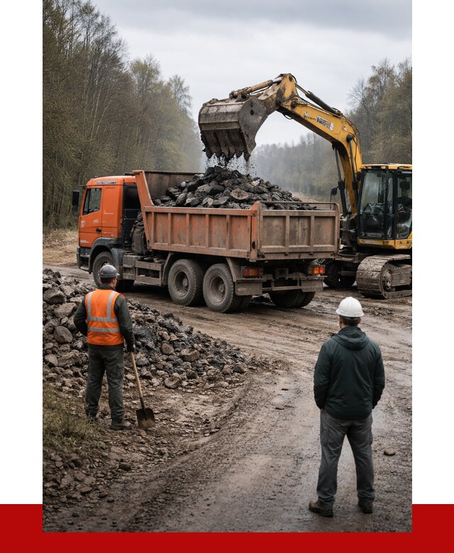 Вывоз асфальта в Кандалакше от 4546 р. самосвалом ПРОНЕРУДКнд