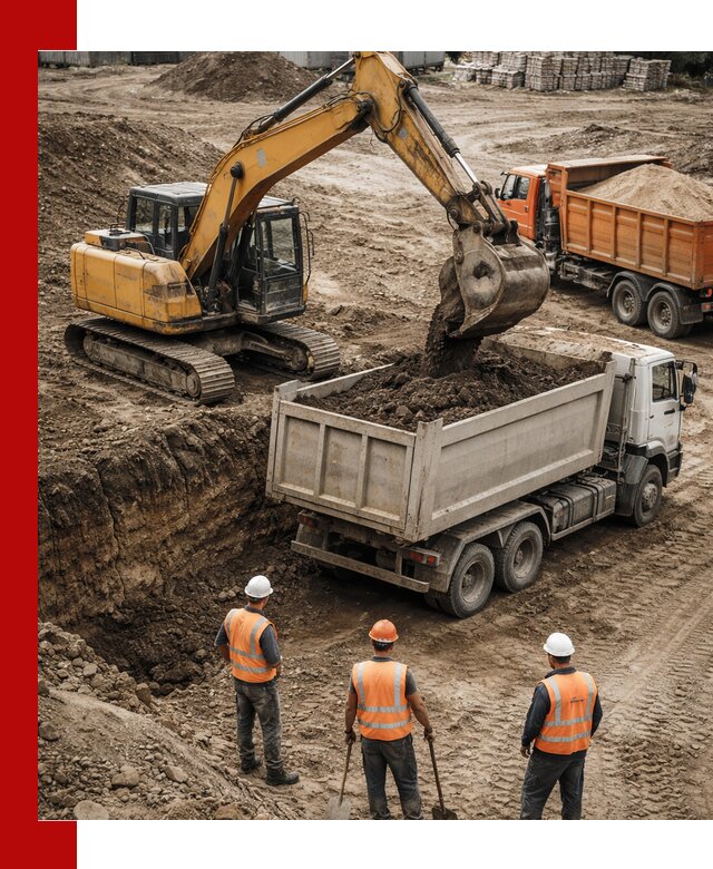 Разработка грунта для строительства и благоустройства в Кандалакше