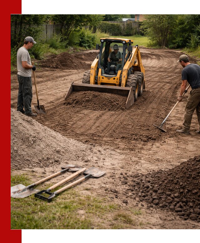Планировка участка грунтом с вывозом и доставкой в Кандалакше